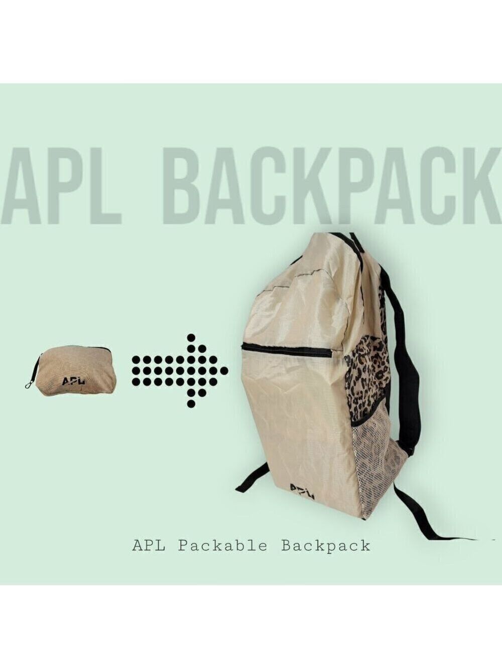 APL animal print packable backpack - PERFECT FOR TRAVEL "JUST IN CASE"